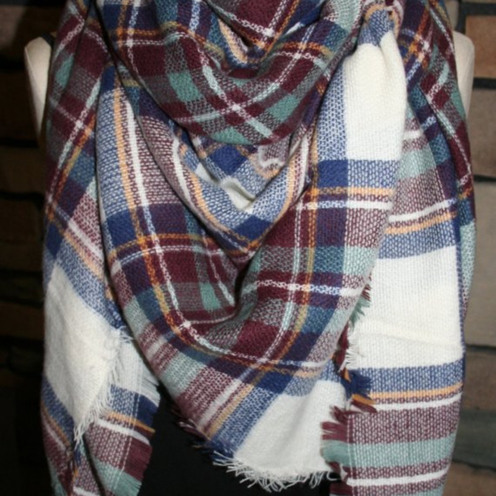 Tartan and Plaid blanket scarf